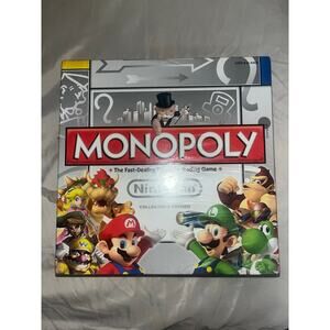 Monopoly Nintendo Collector's Edition 2011 with 6 Collectible Tokens